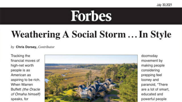 Forbes Weathering a Social Storm In Style