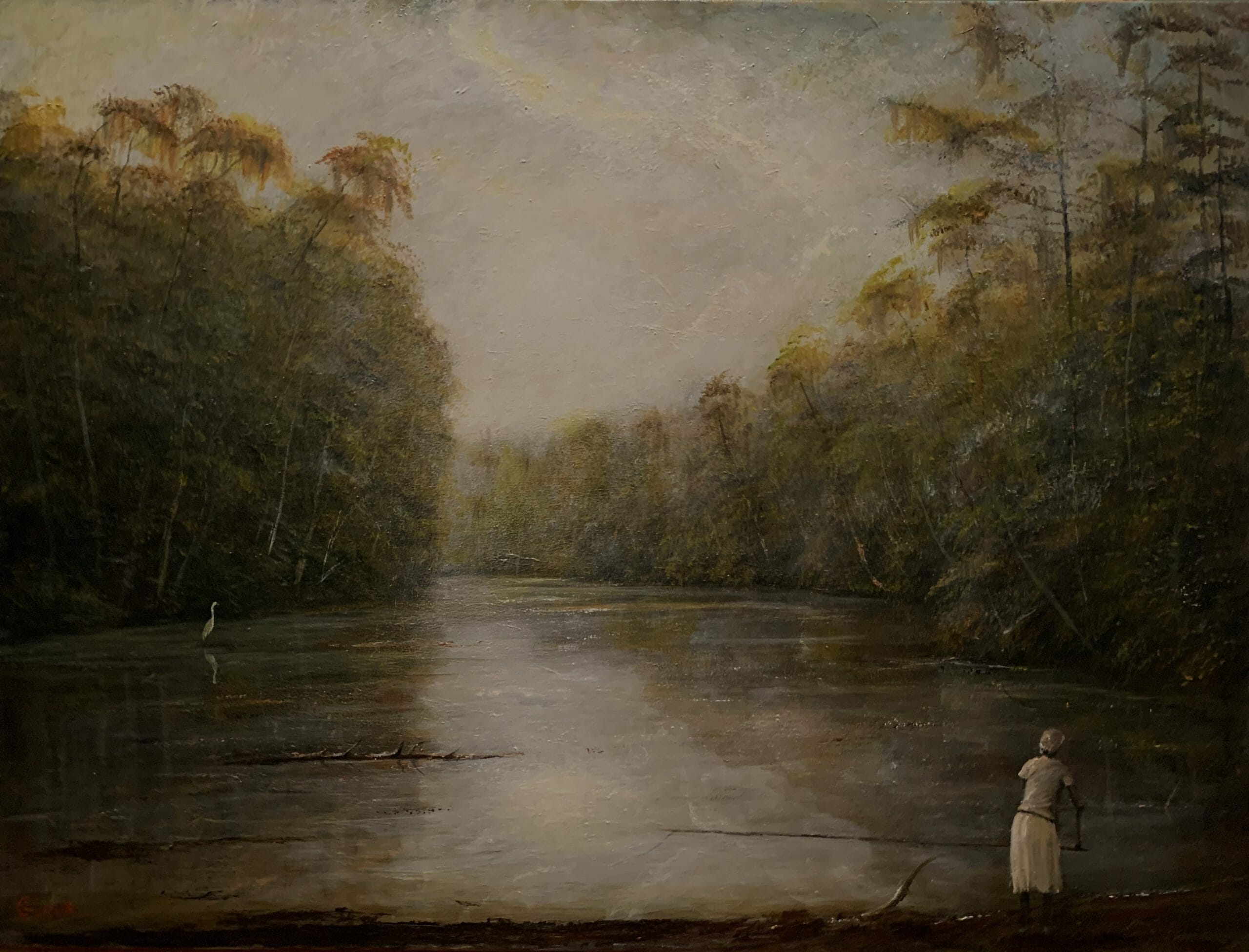 “On the River,” the beautiful Ochlockonee River depicted by artist Dean Gioia